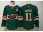 Adidas Minnesota Wild #11 Zach Parise Green Youth Jersey