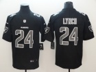 Oakland Raiders #24 Marshawn Lynch Black Impact Vapor Untouchable Limited Jersey