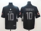 Chicago Bears #10 Mitch Trubisky Black Impact Vapor Untouchable Limited Jersey