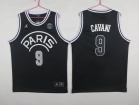 Jordan X Paris Saint-Germain #9 Edinson Cavani Black Basketball Jersey