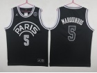 Jordan X Paris Saint-Germain #5 Marouinhos Black Basketball Jersey