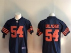 Chicago Bears #54 Brain Urlacher Blue with Orange Number Vapor Untouchable Limited Jersey