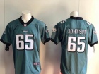 Philadelphia Eagles #65 Lane Johnson Green Vapor Untouchable Limited Jersey