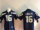 Seattle Seahawks #16 Tyler Lockett Blue Vapor Untouchable Limited Jersey