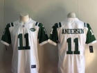 New York Jets #11 Robby Anderson White Vapor Untouchable Limited Jersey