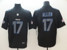 Buffalo Bills #17 Josh Allen Black Impact Vapor Untouchable Limited Jersey