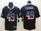 Buffalo Bills #49 Tremaine Edmunds Black USA Flag Vapor Untouchable Limited Jersey