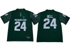 Michigan State Spartans #24 Le'Veon Bell Green Vapor Limited Jersey