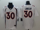 Denver Broncos #30 Phillip Lindsay White Untouchable Limited Limited Jersey