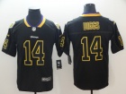 Minnesota Vikings #14 Stefon Diggs Black Lights Out Vapor Limited Jersey