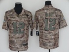 New England Patriots #12 Tom Brady Camo Salute to Service Limited Jersey