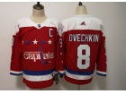 Adidas Washington Capitals #8 Alexander Ovechkin Red 3rd Hockey Jersey