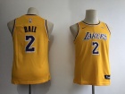 Nike Youth Los Angeles Lakers #2 Lonzo Ball Yellow New Style Jersey