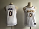 Nike Youth Los Angeles Lakers #0 Kyle Kuzma White New Style Jersey