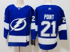 Adidas Tampa Bay Lightning #21 Brayden Point Blue Hockey Jersey