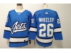 Adidas Winnipeg Jets #26 Blake Wheeler Blue New Style Hockey Jeresey