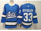 Adidas Winnipeg Jets #33 Dustin Byfuglien Blue New Style Hockey Jeresey