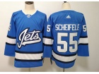 Adidas Winnipeg Jets #55 Mark Scheifele Blue New Style Hockey Jeresey