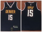 Nike Denver Nuggets #15 Nikola Jokic Navy Blue Swingman Basketball Jersey