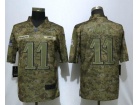 Philadelphia Eagles #11 Carson Wentz Camo Salute To Service Vapor Limited Jersey