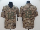 Indianapolis Colts #12 Andrew Luck Camo Salute To Service Vapor Limited Jersey