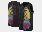 Jordan X Kaws #23 Michael Jordan Black Basketball Jersey