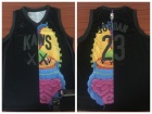 Jordan X Kaws #23 Michael Jordan Black Basketball Jersey