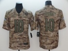 Chicago Bears #10 Mitch Trubisky Camo Salute to Service Vapor Limited Jersey