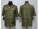 Cleveland Browns #95 Myles Garrett Camo Salute to Service Vapor Limited Jersey