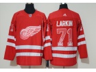 Adidas Detroit Red Wings #71 Dylan Larkin Red Drift Fashion Hockey Jersey