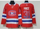 Adidas Montreal Canadiens #31 Carey Price Red Drift Fashion Hockey Jersey