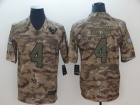 Houston Texans #4 Deshaun Waston Camo Salute to Service Limited Jersey