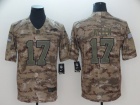 Buffalo Bills #17 Josh Allen Camo Salute to Service Limited Jersey