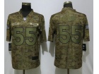 Denver Broncos #55 Bradley Chubb Camo Salute to Service Limited Jersey