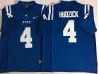 Duke Blue Devils #4 Myles Hudzick Blue College Football Jersey