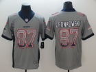 New England Patriots #87 Rob Gronkowski Grey Drift Fashion Vapor Untouchable Limited Jersey