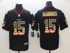 Kansas City Chiefs #15 Patrick Mahomes USA Flag Vapor Untouchable Limited Jersey