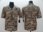 Carolina Panthers #1 Cam Newton Camo Salute to Service Limited Jersey