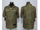 Miami Dolphins #17 Ryan Tannehill Camo Salute to Servie Limited Jersey