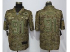 Miami Dolphins #91 Cameron Wake Camo Salute to Servie Limited Jersey