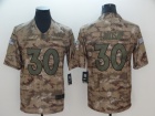 Denver Broncos #30 Phillip Lindsay Camo Salute to Service Limited Jersey