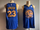 Nike Golden State Warriors #23 Draymond Green Blue Swingman Jersey