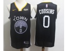 Nike Golden State Warriors #0 DeMarcus Cousins Black Swingman Jersey