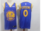 Nike Golden State Warriors #0 DeMarcus Cousins Blue Swingman Jersey