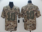 Kansas City Chiefs #10 Tyreek Hill Camo Salute to Service Vapor Limited Jersey