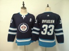 Adidas Winnipeg Jets #33 Dustin Byfuglien Navy Blue Youth Jersey