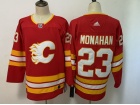 Adidas Calgary Flames #23 Sean Monahan Red New Style Hockey Jersey