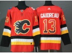 Adidas Calgary Flames #13 Johnny Gaudreau Red Drift Fashion Hockey Jersey