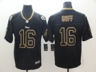 St.Louis Rams #16 Jared Goff Black Ligts Out Vapor Untouchable Limited Jersey