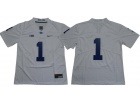 Penn State Nittany Lions #1 White Vapor Limited Jersey